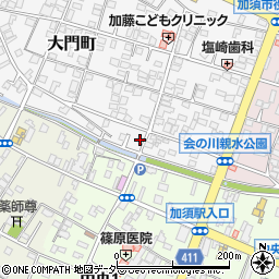 埼玉県加須市大門町14-32周辺の地図