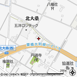 埼玉県加須市北大桑周辺の地図