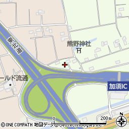 埼玉県加須市北篠崎167周辺の地図