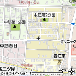 福井県坂井市春江町中筋北浦141周辺の地図