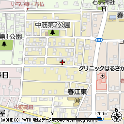 福井県坂井市春江町中筋北浦146周辺の地図