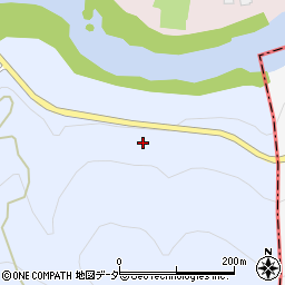 長瀞玉淀自然公園線周辺の地図