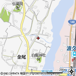 埼玉県大里郡寄居町金尾243周辺の地図