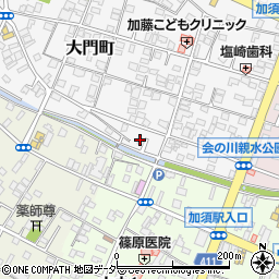 埼玉県加須市大門町14-4周辺の地図