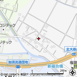 埼玉県加須市北大桑1198周辺の地図
