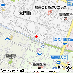 埼玉県加須市大門町14-6周辺の地図