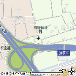 埼玉県加須市北篠崎168周辺の地図