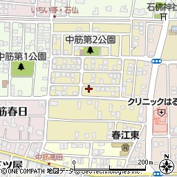 福井県坂井市春江町中筋北浦130周辺の地図