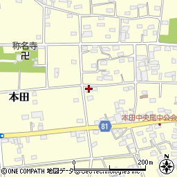 埼玉県深谷市本田1895周辺の地図