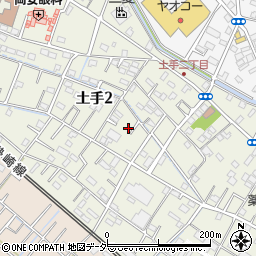 埼玉県加須市土手周辺の地図