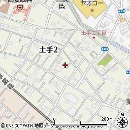 埼玉県加須市土手周辺の地図