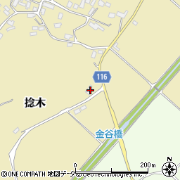 茨城県行方市捻木263周辺の地図