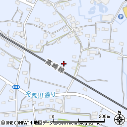 埼玉県熊谷市佐谷田周辺の地図
