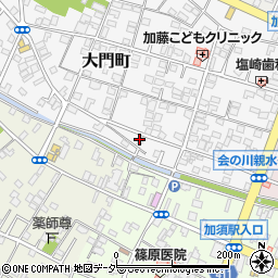 埼玉県加須市大門町14-23周辺の地図