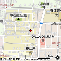 福井県坂井市春江町中筋北浦152周辺の地図