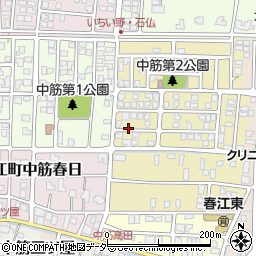 北浦110駐車場周辺の地図