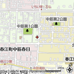 福井県坂井市春江町中筋大手167-6周辺の地図