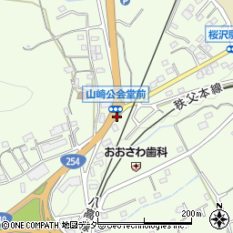 桜沢周辺の地図