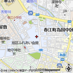 福井県坂井市春江町為国西の宮15周辺の地図