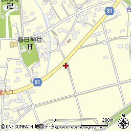 埼玉県深谷市本田3993-1周辺の地図