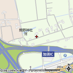 埼玉県加須市北篠崎174周辺の地図