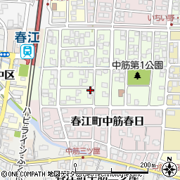 福井県坂井市春江町中筋大手116-1周辺の地図