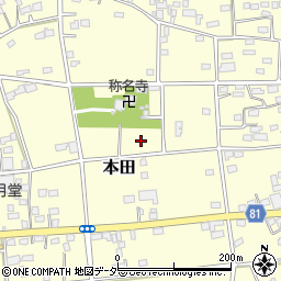 埼玉県深谷市本田1847周辺の地図