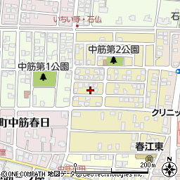 福井県坂井市春江町中筋北浦112周辺の地図