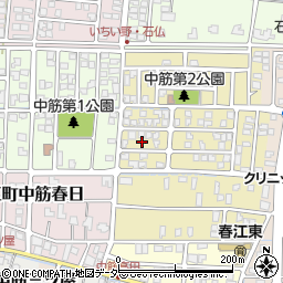 福井県坂井市春江町中筋北浦111周辺の地図