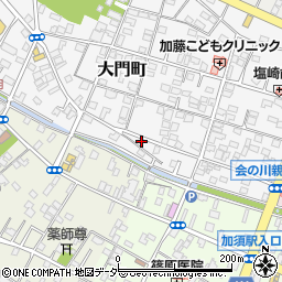 埼玉県加須市大門町14-12周辺の地図