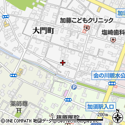 埼玉県加須市大門町13-7周辺の地図