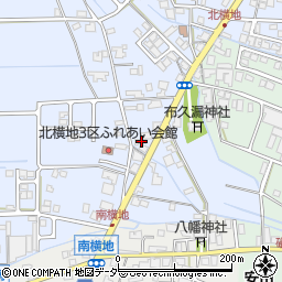 福井県坂井市丸岡町北横地13-1周辺の地図