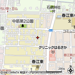 福井県坂井市春江町中筋北浦153周辺の地図