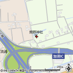 埼玉県加須市北篠崎172周辺の地図