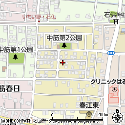 福井県坂井市春江町中筋北浦101周辺の地図