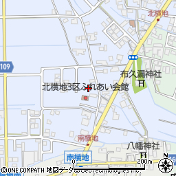 福井県坂井市丸岡町北横地12周辺の地図