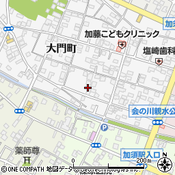 埼玉県加須市大門町13-8周辺の地図