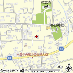 埼玉県深谷市本田1957周辺の地図