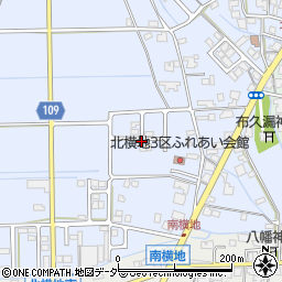 福井県坂井市丸岡町北横地12-50周辺の地図