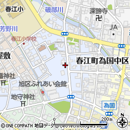 福井県坂井市春江町為国西の宮周辺の地図