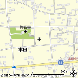 埼玉県深谷市本田1843周辺の地図