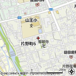 岐阜県高山市片野町6丁目周辺の地図