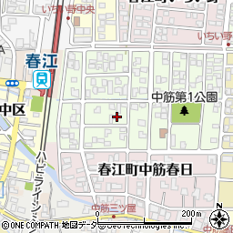 福井県坂井市春江町中筋大手125-2周辺の地図