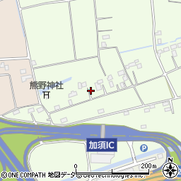埼玉県加須市北篠崎179周辺の地図