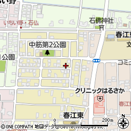 福井県坂井市春江町中筋北浦92周辺の地図
