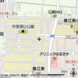 福井県坂井市春江町中筋北浦155周辺の地図