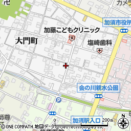 埼玉県加須市大門町13-25周辺の地図