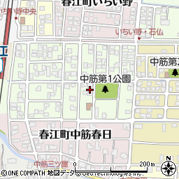 福井県坂井市春江町中筋大手137-5周辺の地図