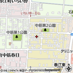 福井県坂井市春江町中筋北浦82周辺の地図
