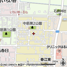 福井県坂井市春江町中筋北浦87周辺の地図